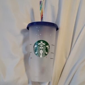 Starbucks confetti color changing cup